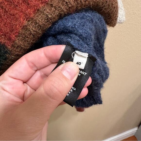 Isabel Marant Etoile Fall Colorblock Alpaca Wool Sweater Medium - Picture 8 of 16